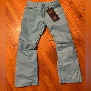 Burton snow pants in robin blue
